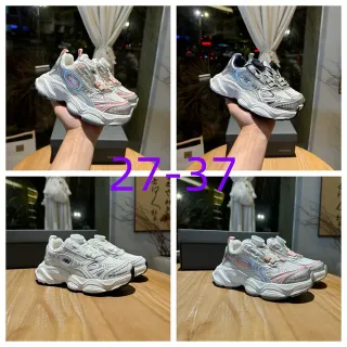 New Balance 白色粉色鞋底 无鞋带 搭扣 厚底运动鞋