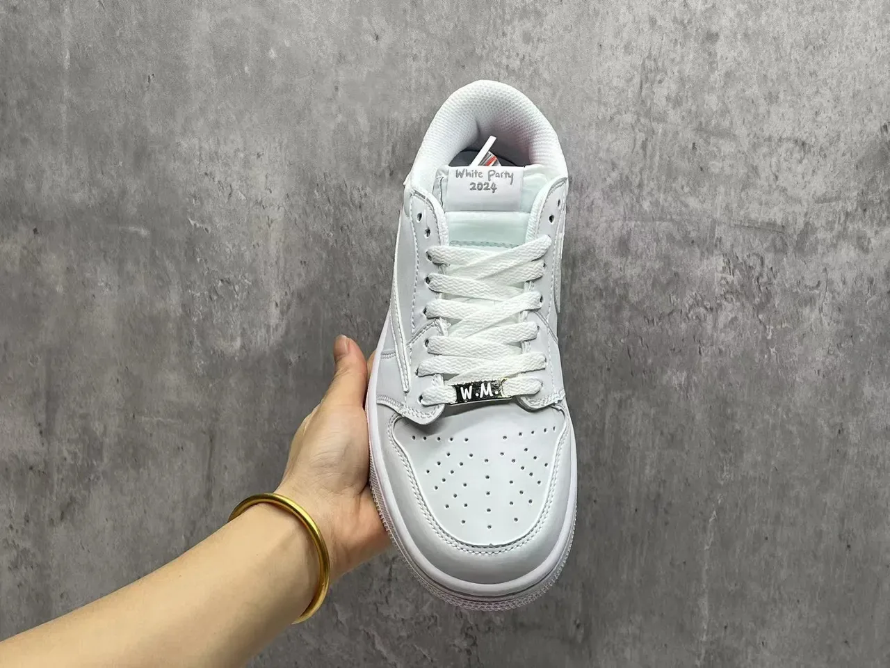 All-White Low-Top Lifestyle Sneaker 8