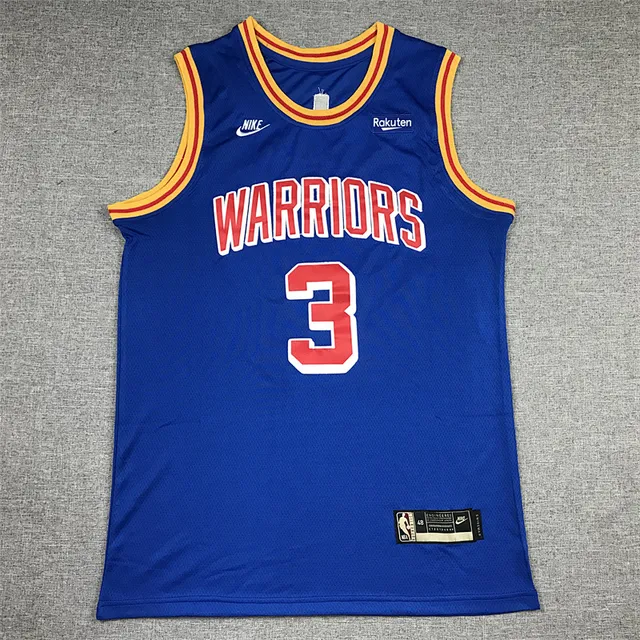 Nike 75তম বার্ষিকী Warrior 3 Poole Blue Red বিনা আস্তিন জাল বক্র টিম লেটারিং জার্সি 2
