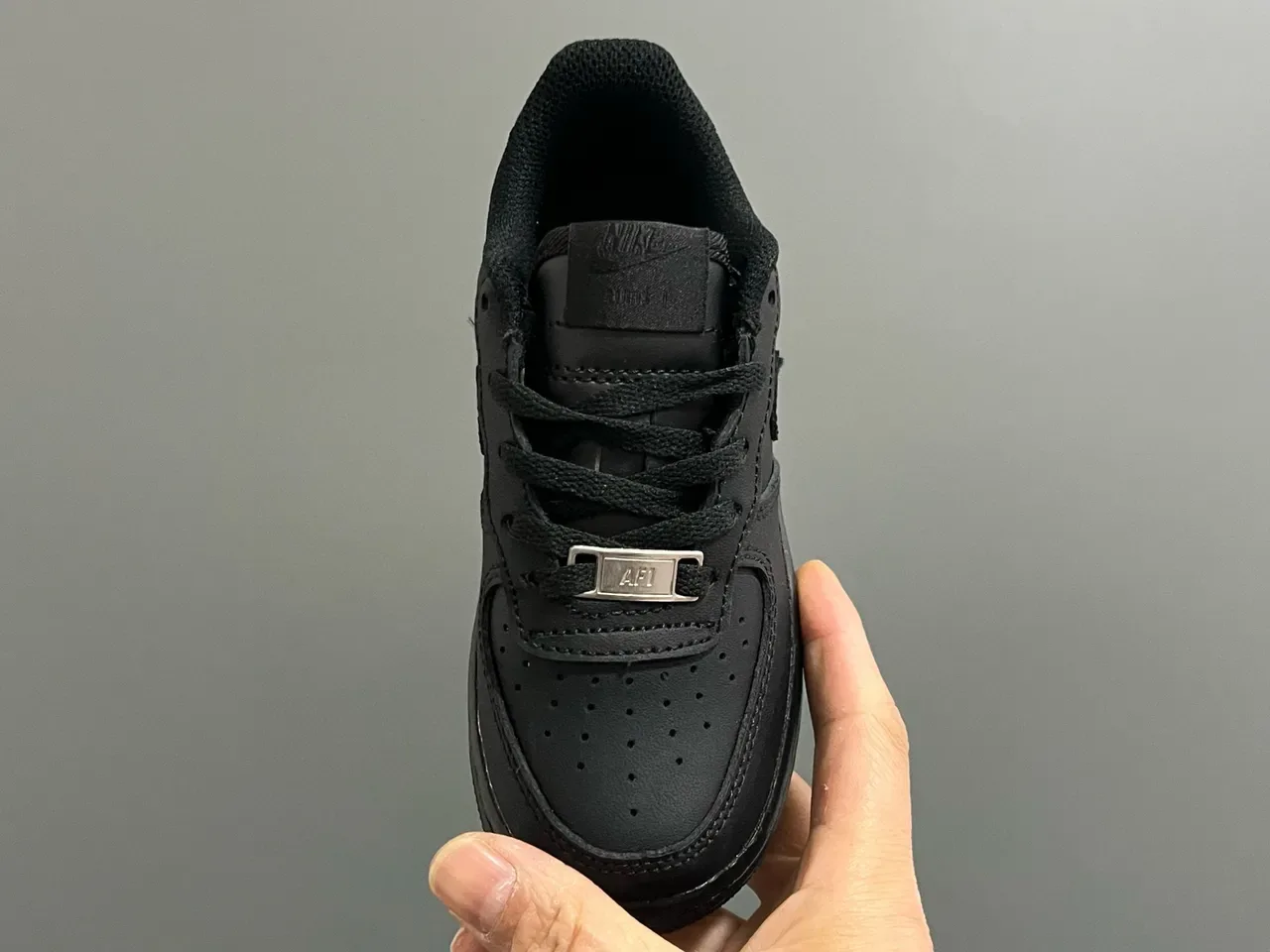 Nike Air Force 1 Black Lifestyle Sneakers 7