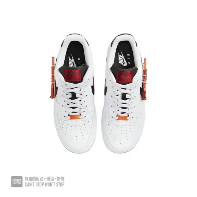 Nike Air Force 1 White Red Black Sculpted Swoosh Lifestyle Sneakers 5