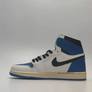 Nike Air Jordan 1 White Royal Blue Black Zapatos de baloncesto
