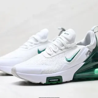 نايك Air Max 270 React أبيض وأخضر سينيكرز للأسلوب الحياتي