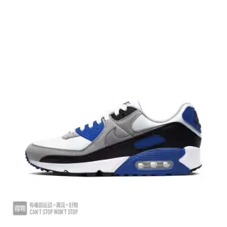 Nike Air Max 90 White Gray Black Royal Blue حذاء رياضي أسلوب حياة