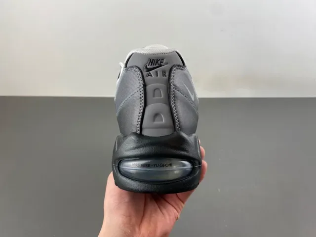 Nike Air Max 95 Metallic Silver and Black Lifestyle Sneakers 4