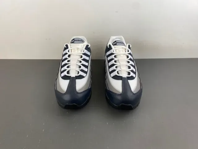 Nike Air Max 95 Metallic Silver and Black Lifestyle Sneakers 11