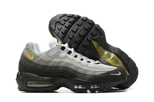 Nike Air Max 95 White Teal Black Yellow Lifestyle Sneakers 9