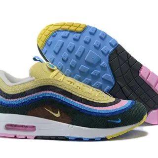 Nike Air Max 97 متعدد الألوان طبقات موجة أحذية نمط الحياة