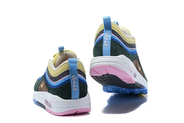 Nike Air Max 97 Multicolor Layered Wave Lifestyle Sneakers 6