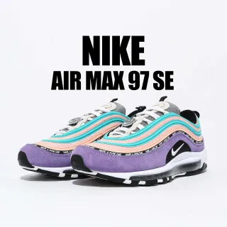 Nike Air Max 97 SE بنفسجي تركواز برتقالي حذاء لايف ستايل