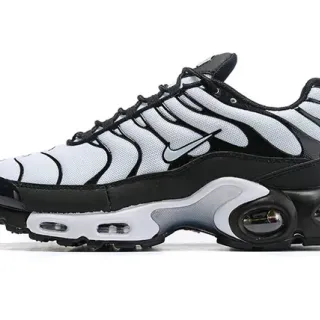 Nike Air Max Plus Black White Silver أحذية أسلوب الحياة