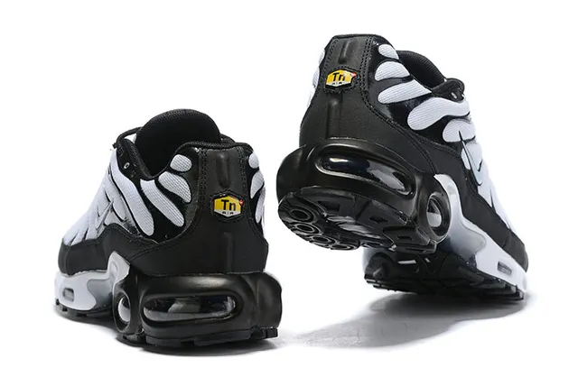 Nike Air Max Plus Black White Silver Lifestyle Sneakers 2