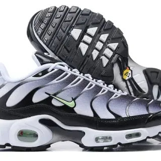 Nike Air Max Plus TN Black Silver Green أحذية رياضية lifestyle