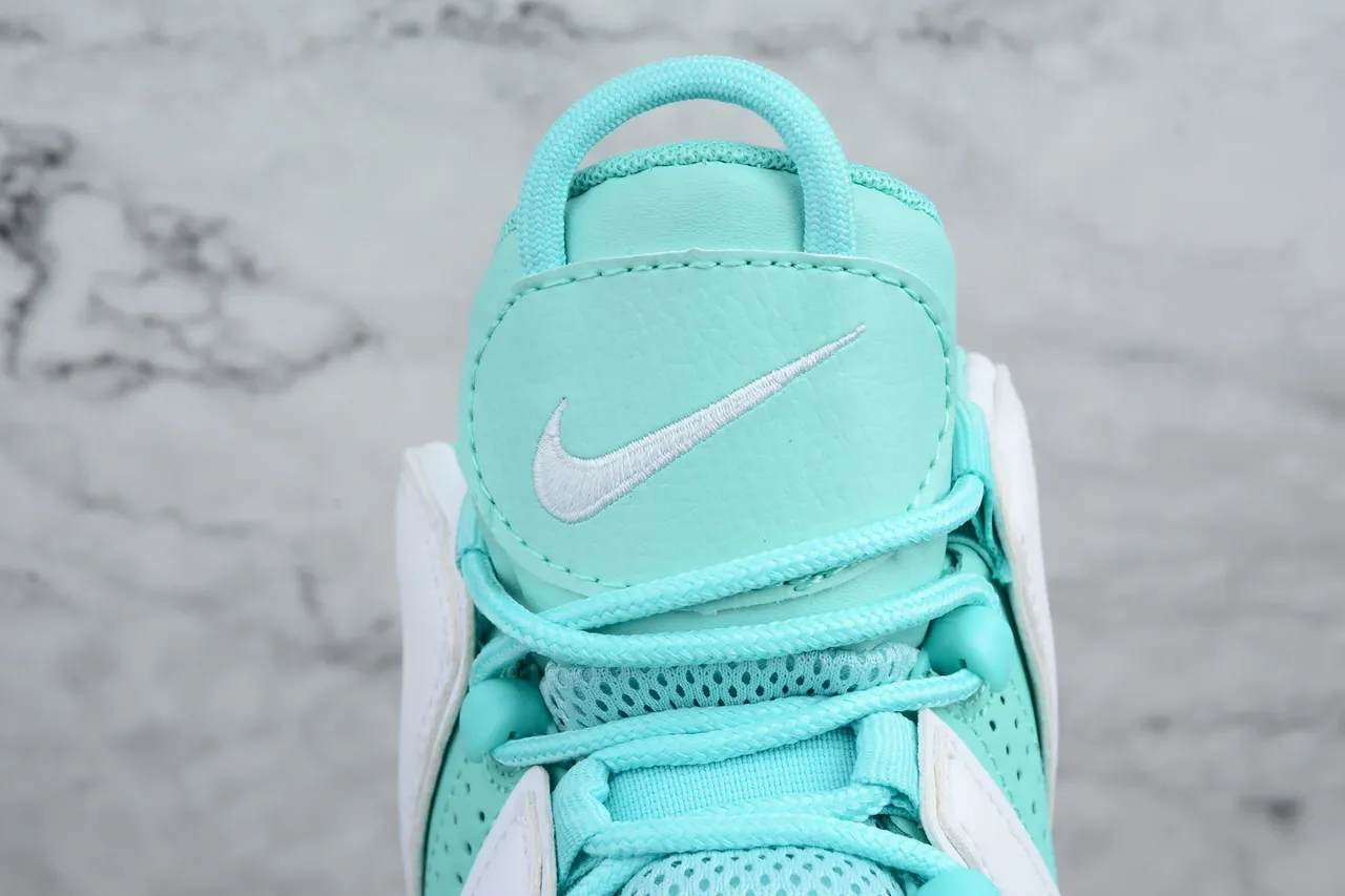 Nike Air More Uptempo Verde Menta Branco Tênis Lifestyle 3
