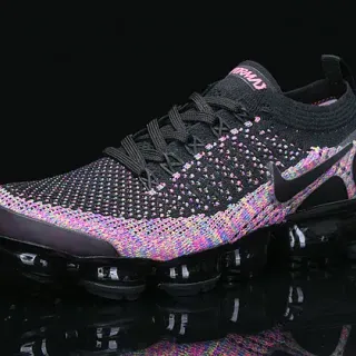 Nike Air VaporMax Flyknit حذاء أسلوب الحياة متعدد الألوان متباعدة الحبيبات