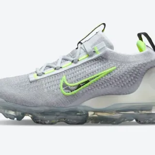 Nike Air VaporMax Gris Vert Maille Supérieure Amortissement Visible Sneakers Lifestyle