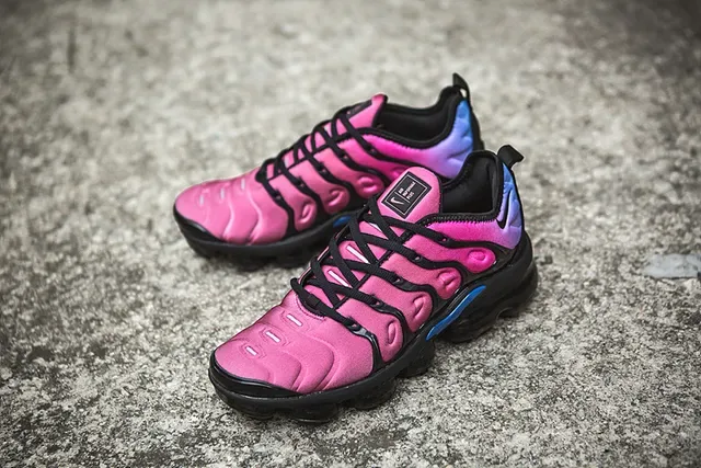 Nike Air VaporMax Plus Chaussures Lifestyle Rose Violet Bleu 15