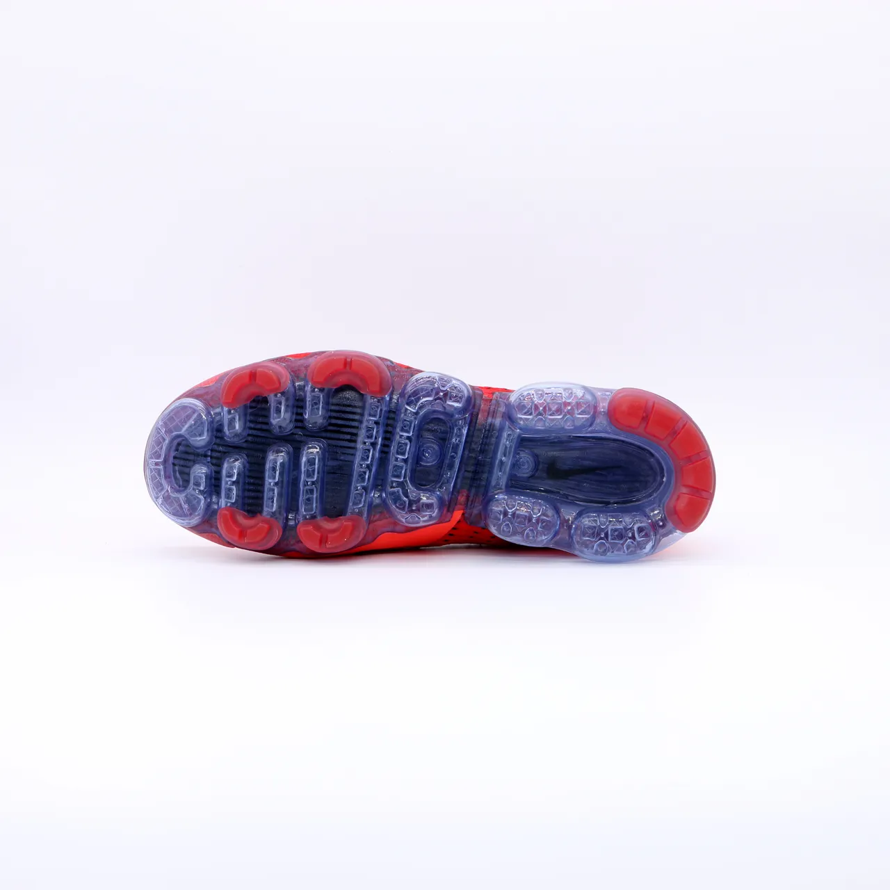 Nike Air VaporMax Rouge Noir Semelle Translucide Chaussures de course 3