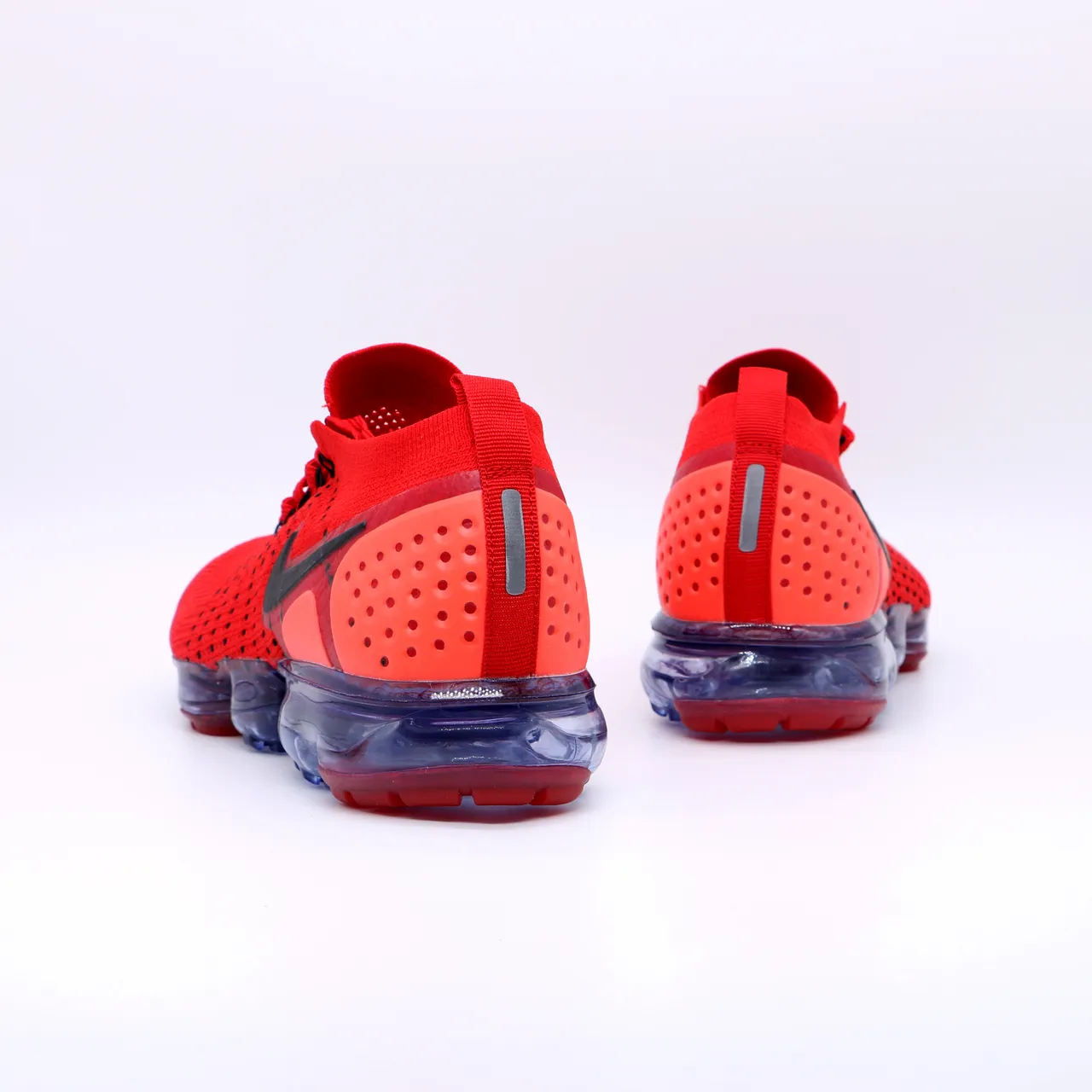 Nike Air VaporMax Rouge Noir Semelle Translucide Chaussures de course 8