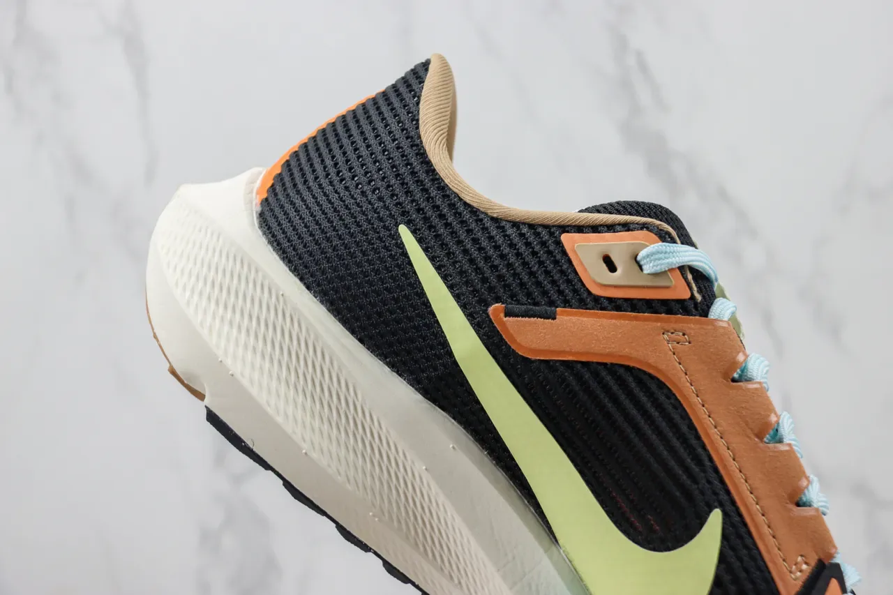Nike Air Zoom Pegasus 40 Black Beige Mint Running Shoes 5