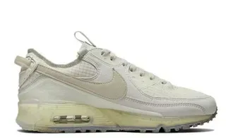 Nike Beige White Low-Top Mesh And Synthetic Overlay Lifestyle Sneakers 6
