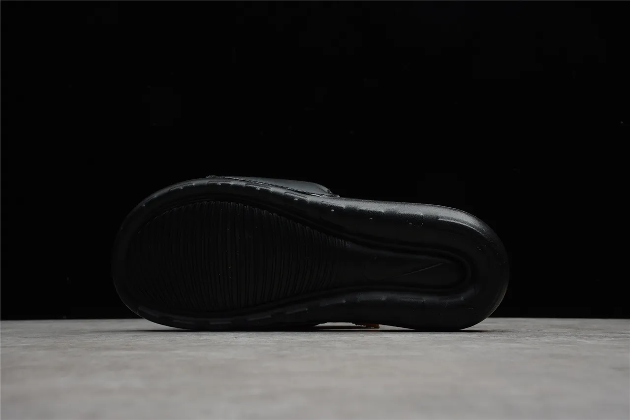 Nike Benassi JDI negro blanco naranja sandalias 3
