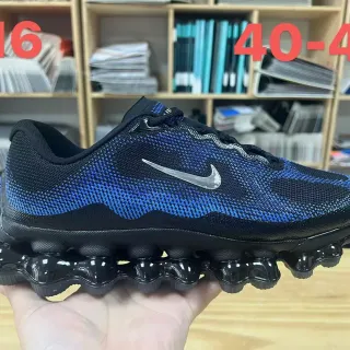 Nike حذاء رياضي أسود أزرق جزء علوي من الكروشيه تدرج أسلوب حياة