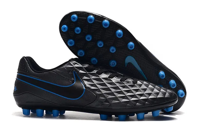 Nike Black Orange Diamond-Quilted Synthetic Upper Low-Cut Football Boot Firm-Ground Soccer Shoes 2