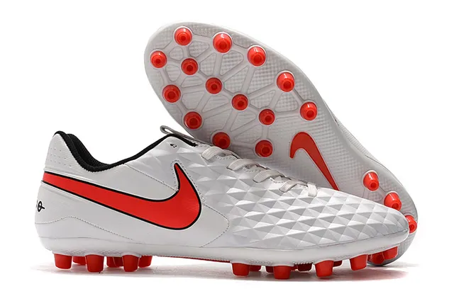 Nike Black Orange Diamond-Quilted Synthetic Upper Low-Cut Football Boot Firm-Ground Soccer Shoes 5
