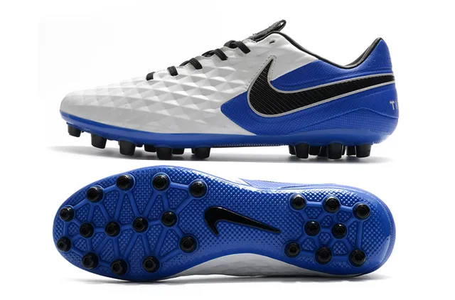 Nike Black Orange Diamond-Quilted Synthetic Upper Low-Cut Football Boot Firm-Ground Soccer Shoes 22