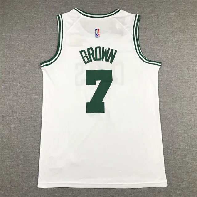 Nike Boston Celtics Vista Print أبيض أخضر #7 قميص كرة السلة 2