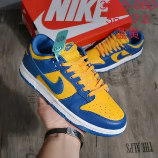Nike Dunk Low Blue Yellow لايف ستايل سنيكرز