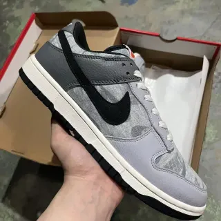Nike Dunk Low Gris Metálico Camo Lifestyle Sneakers