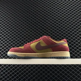 Nike Dunk Low Retro بورجوندي أوليف لايف ستايل سنيكرز