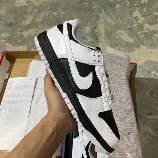 Nike Dunk Low أبيض أسود أحذية أسلوب حياة