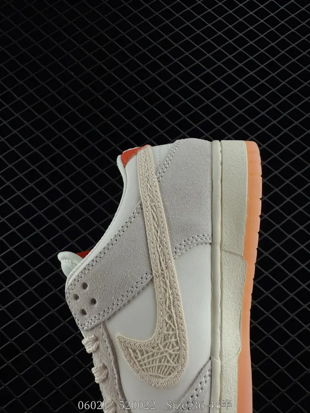 Nike Dunk SB Low Beige Orange Cupsole Tige en Daim et cuir Chaussures de skate 6