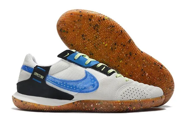 Nike Gato zapatillas de fútbol indoor blancas azules rojas 4