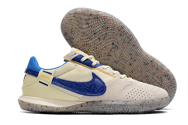 Nike Gato zapatillas de fútbol indoor blancas azules rojas 15