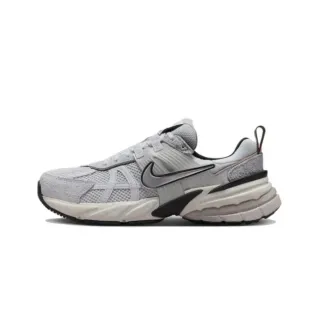 Nike Gris Negro Retro Runner Silueta Malla En Capas Y Superior Sintético Zapatillas Chunky
