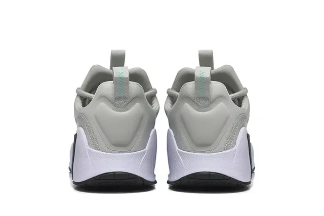 Nike Gray Blue Knit Upper Sculpted White Midsole Lifestyle Sneakers 4