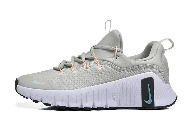 Nike Gray Blue Knit Upper Sculpted White Midsole Lifestyle Sneakers 6