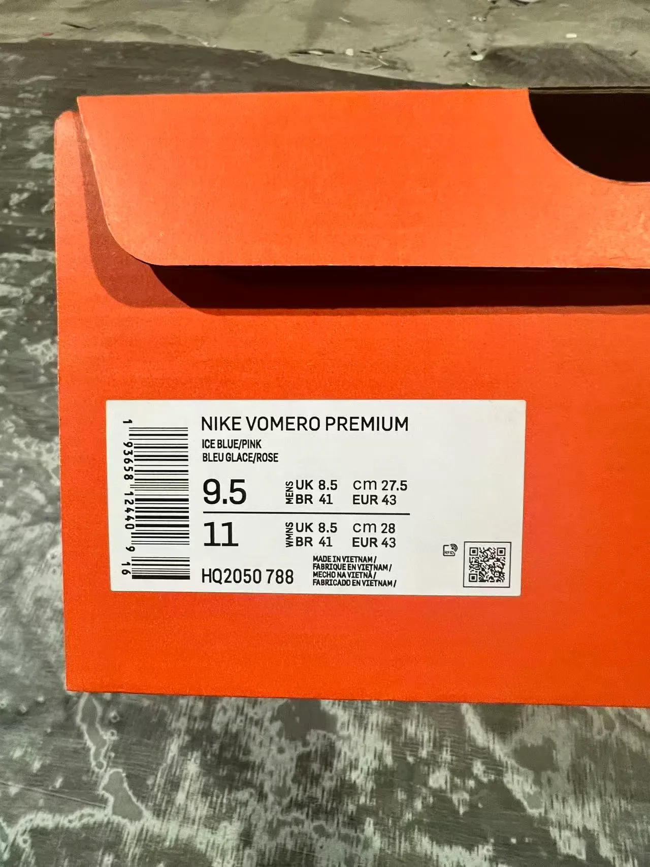 Nike Gris Rose Visible Plein Longueur Air Zoom Unit Lavande-Bleu Semelle Intermédiaire Cadre Style de Vie Baskets 10