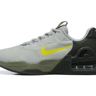 Nike رمادي أصفر شبكة علوية مرئية Air Max Unit حذاء رياضي أسلوب حياة