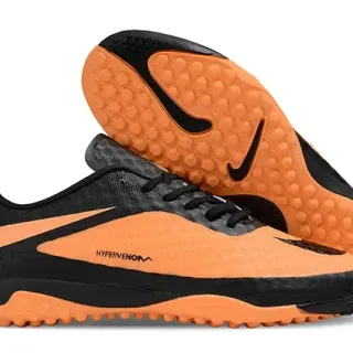 Nike Hypervenom Turf Laranja Preto Sapatos de futebol Turf