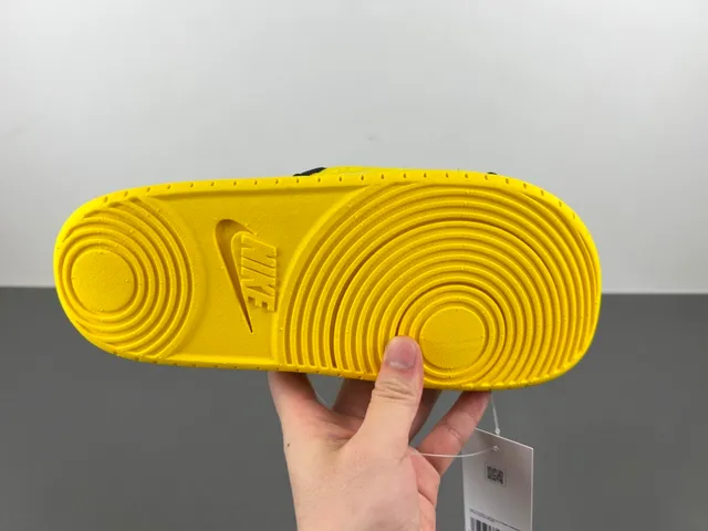 Nike Kobe Slide Yellow Black Strap Slippers 6