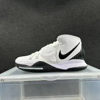 Nike Kyrie सफेद काला हाई-टॉप निट एंड लेदर बास्केटबॉल जूते