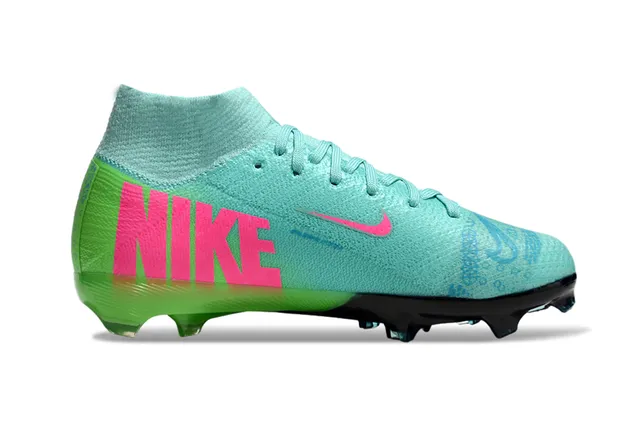 Nike Mercurial Dégradé Vert d'eau Citron Rose Firm-Ground Chaussures de football 5