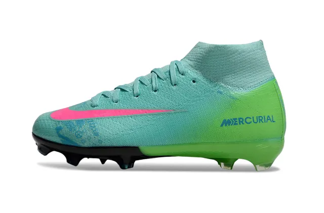 Nike Mercurial Dégradé Vert d'eau Citron Rose Firm-Ground Chaussures de football 6