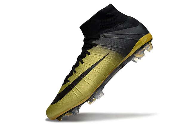 Nike Mercurial Superfly Black Gold Firm-Ground أحذية كرة القدم 3