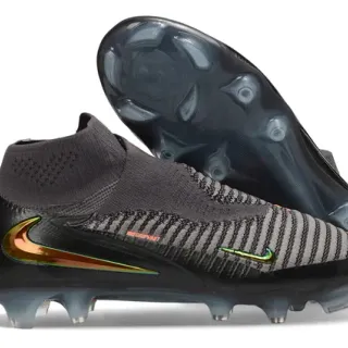Nike Mercurial Superfly Noir Gris Iridescent Sol ferme Chaussures de football